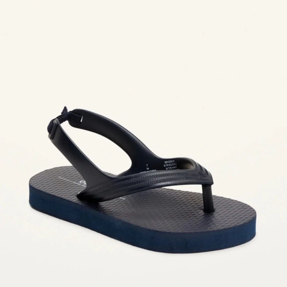 COPY - Old Navy Plant-Based Flip-Flops Toddler Black - Size 5